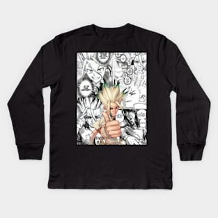 Senku Ishigami Kids Long Sleeve T-Shirt